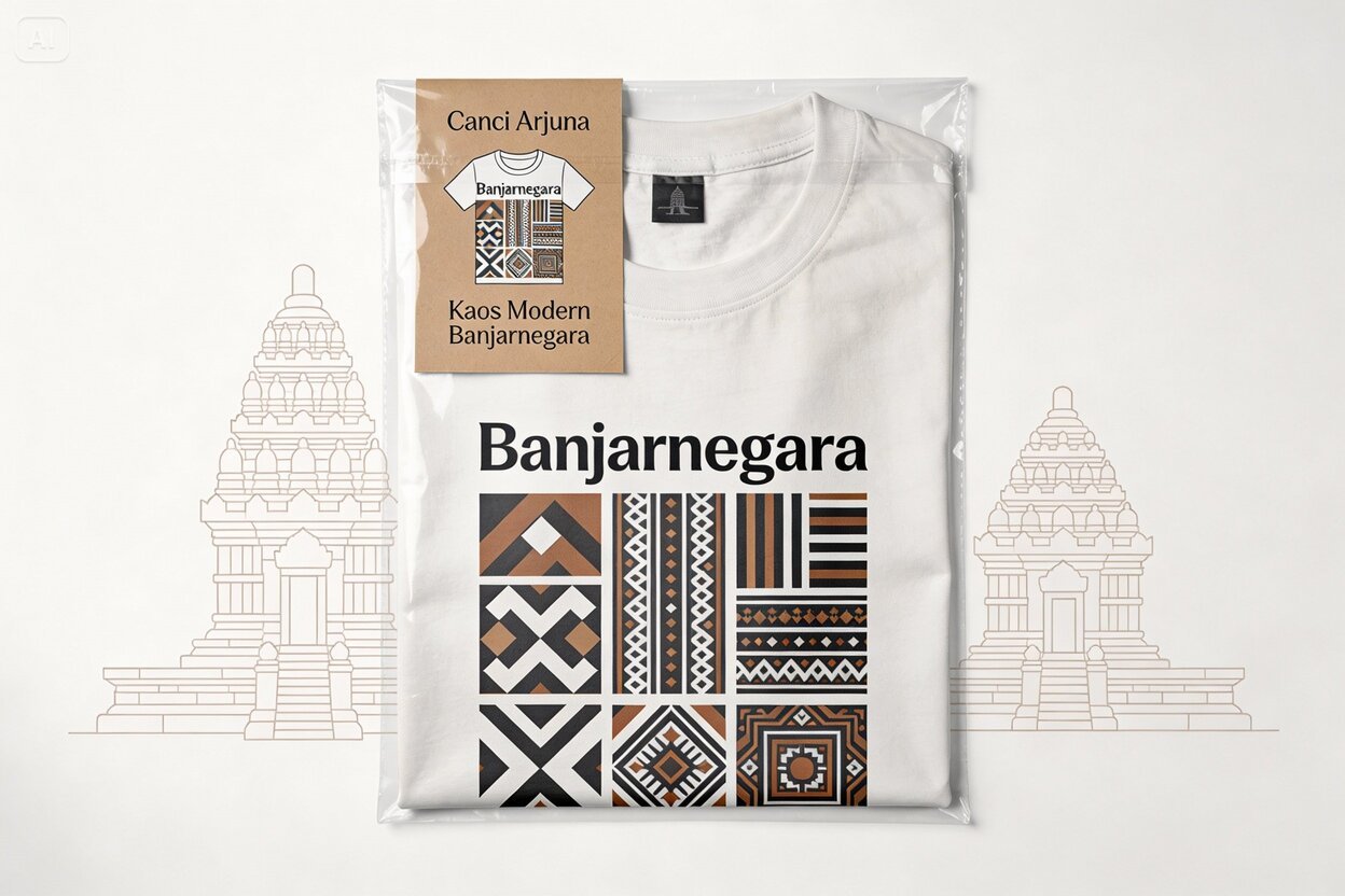 Kaos Etnik "Lengger Mask"