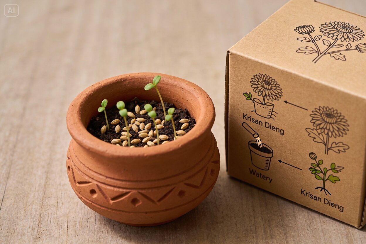 Mini Pot "Krisan Dieng"